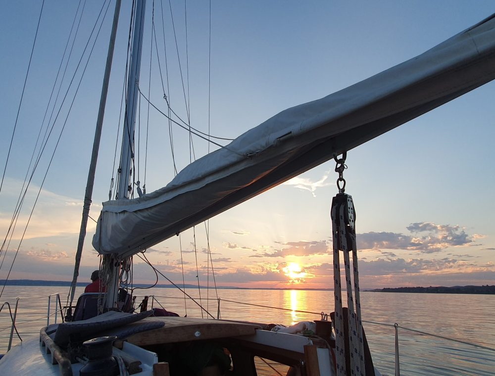 SEgelbootSonnenuntergangBodensee